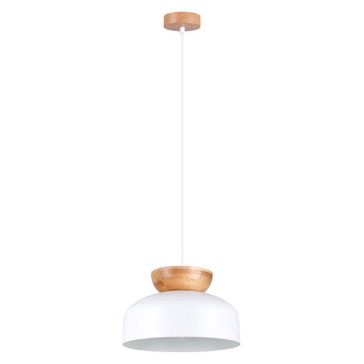 Pendant lamp Sollux Lighting Marion 1 E27 wood white