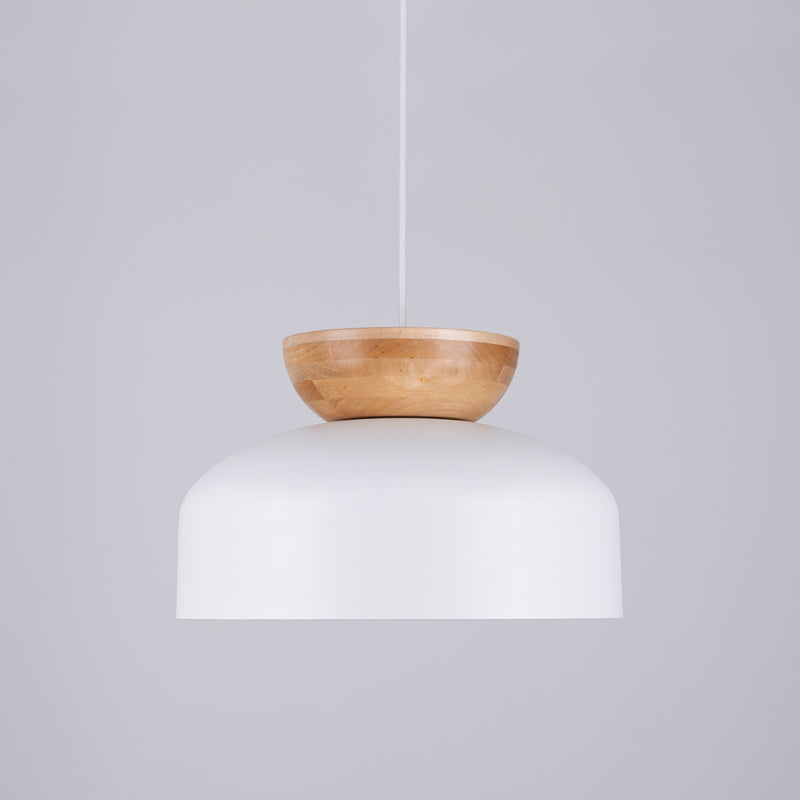 Pendant lamp Sollux Lighting Marion 1 E27 wood white