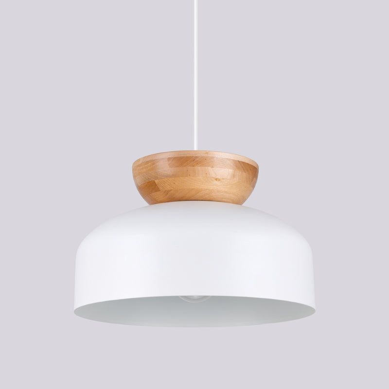 Pendant lamp Sollux Lighting Marion 1 E27 wood white