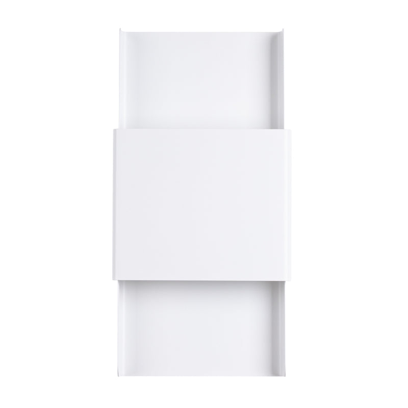 Washer sconce wall lamp Sollux Lighting Durlin 2 G9 steel white