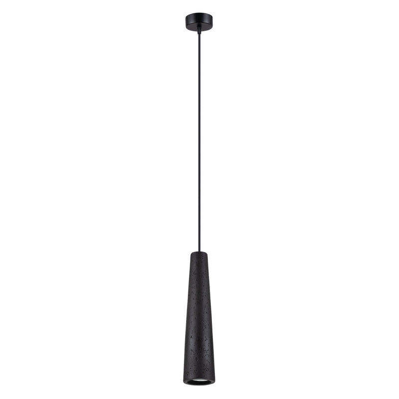 Pendant lamp Sollux Lighting Electra 1 GU10 concrete black