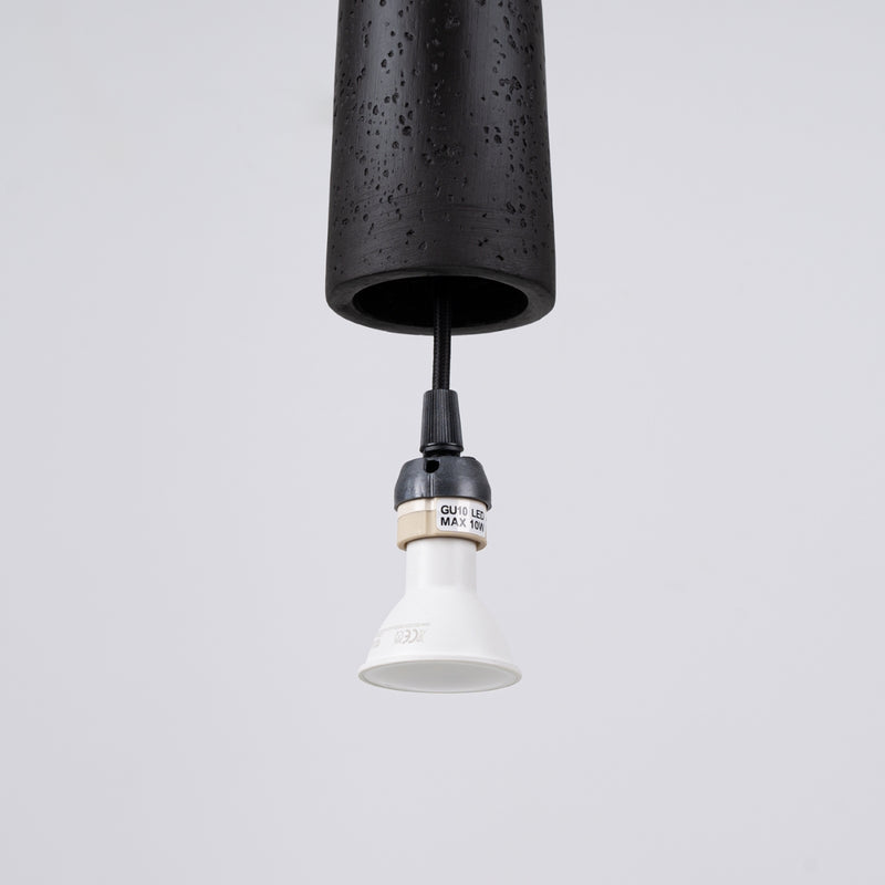 Pendant lamp Sollux Lighting Electra 1 GU10 concrete black