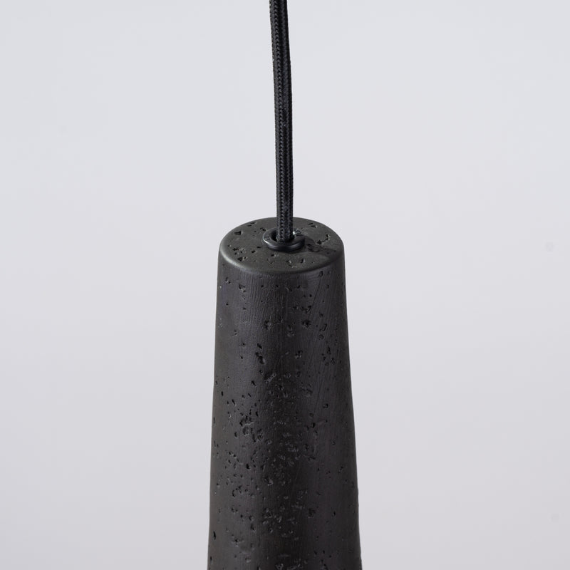 Pendant lamp Sollux Lighting Electra 1 GU10 concrete black