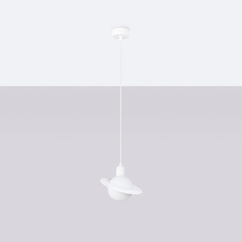 Pendant lamp Sollux Lighting Hyperion 1 G9 steel white