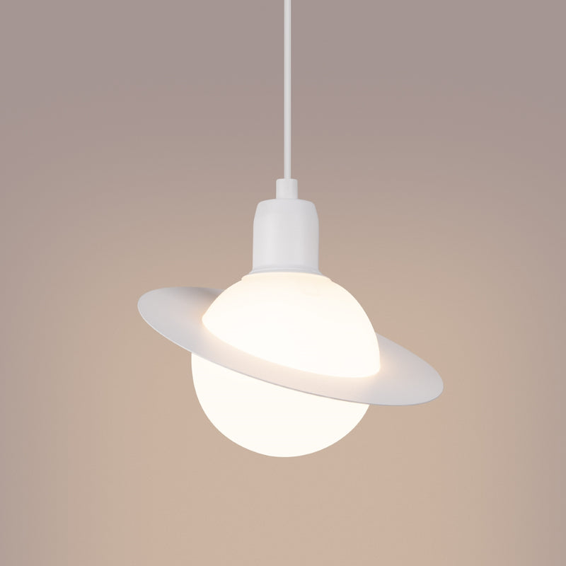 Pendant lamp Sollux Lighting Hyperion 1 G9 steel white