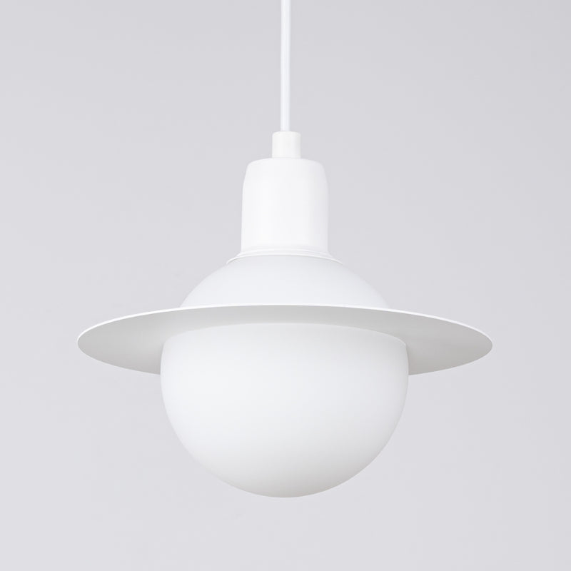 Pendant lamp Sollux Lighting Hyperion 1 G9 steel white