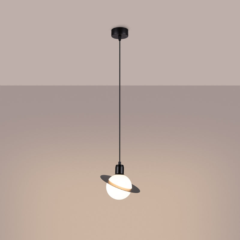 Pendant lamp Sollux Lighting Hyperion 1 G9 steel black