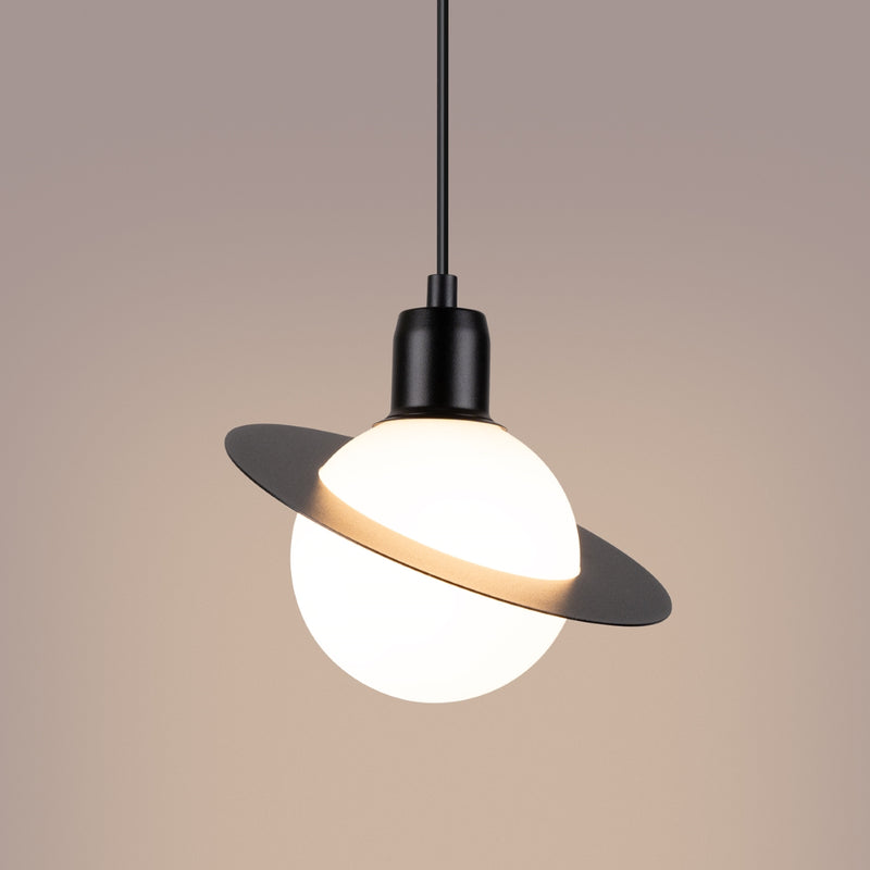 Pendant lamp Sollux Lighting Hyperion 1 G9 steel black