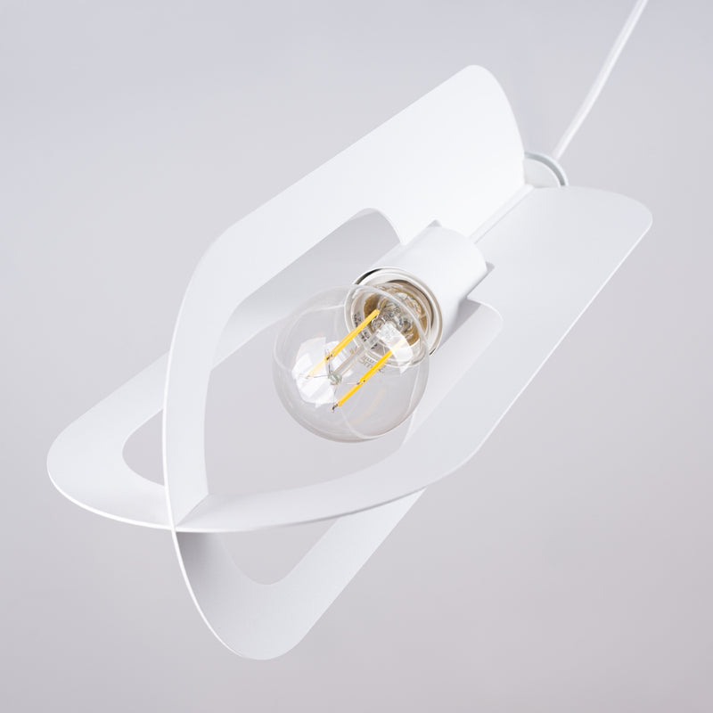 Pendant lamp Sollux Lighting Nicus 1 E27 steel white