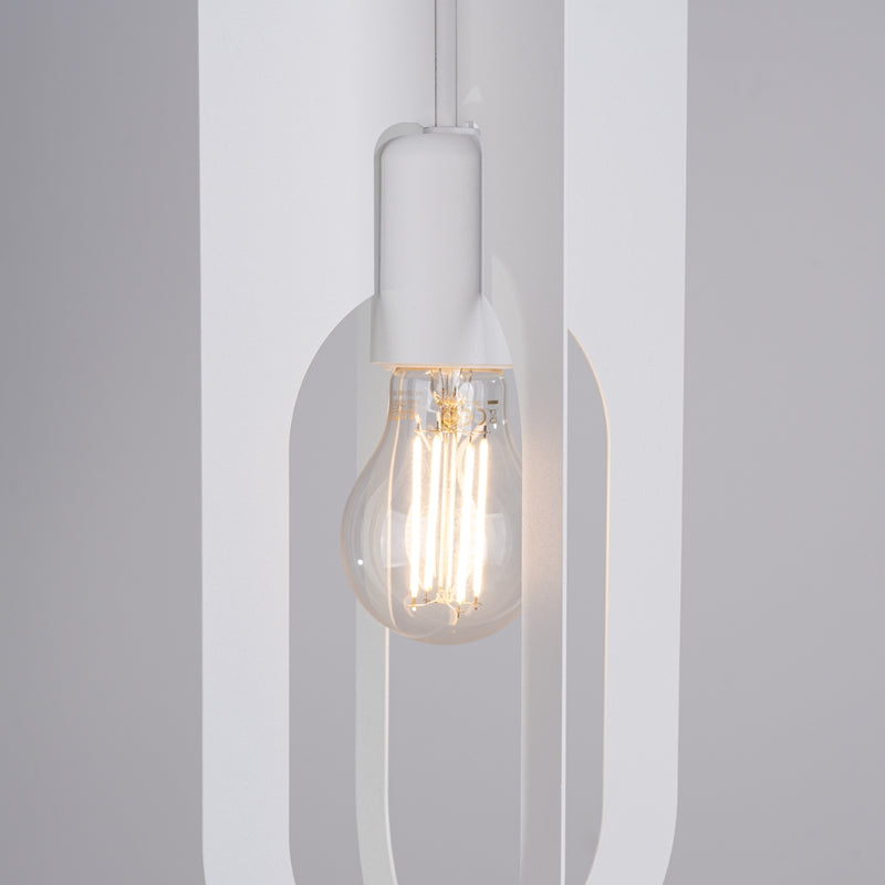 Pendant lamp Sollux Lighting Nicus 1 E27 steel white