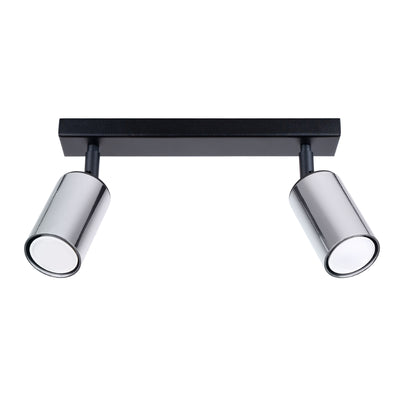 Ceiling lamp Sollux Lighting Winx 2 GU10 steel black