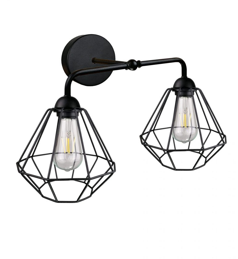 Keter Lighting Foskal 2L wall sconce lamp E27 H 30.0cm