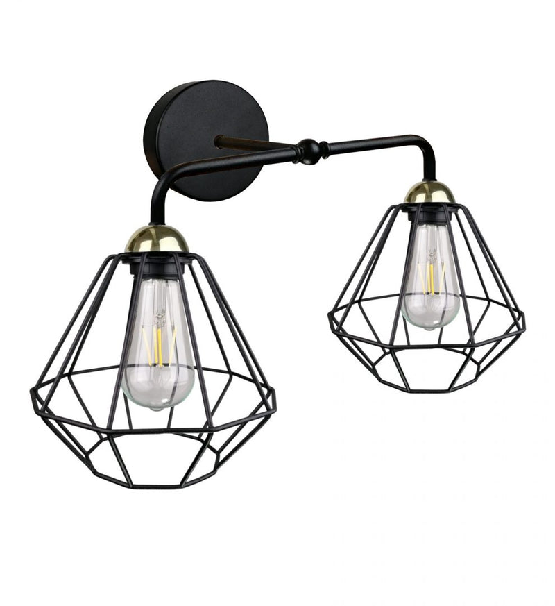 Keter Lighting Foskal 2L wall sconce lamp E27 H 30.0cm