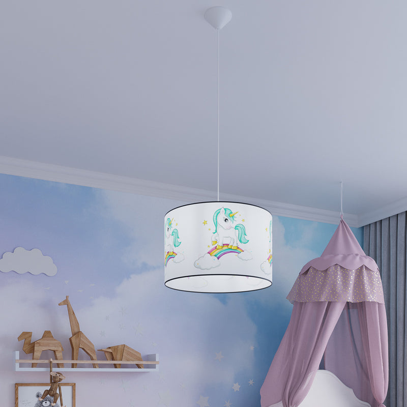 Pendant lamp Sollux Lighting Jednoroec 30 1 E27 PVC multicolour