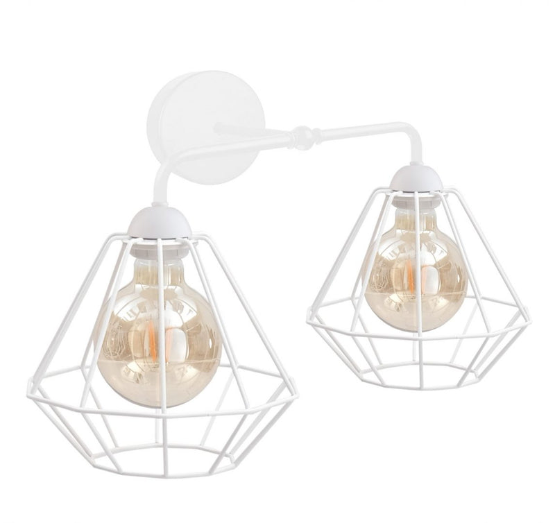 Keter Lighting Foskal 2L wall sconce lamp E27 H 30.0cm