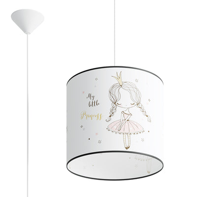 Pendant lamp Sollux Lighting Princess 1 E27 PVC multicolour