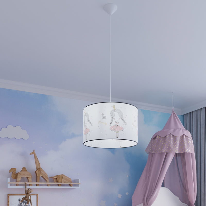 Pendant lamp Sollux Lighting Princess 1 E27 PVC multicolour