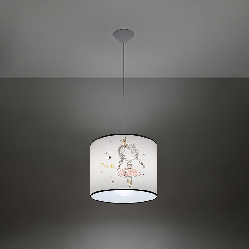 Pendant lamp Sollux Lighting Princess 1 E27 PVC multicolour