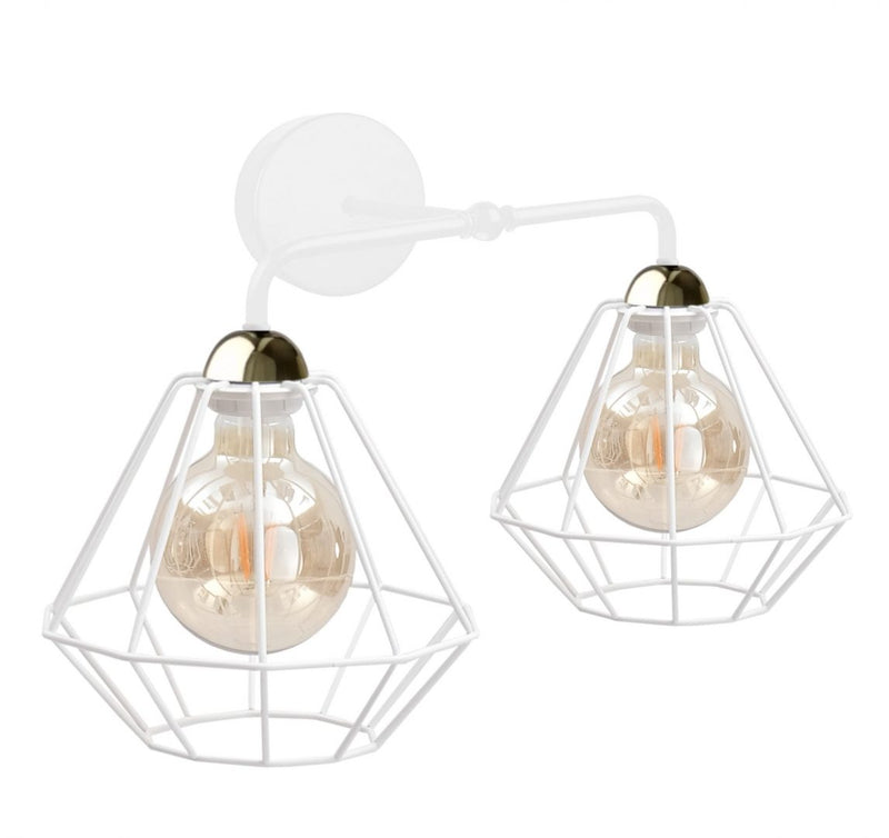 Keter Lighting Foskal 2L wall sconce lamp E27 H 30.0cm