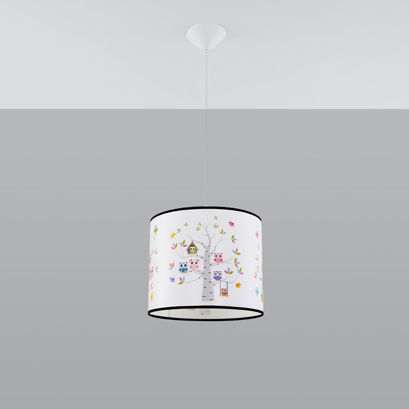 Pendant lamp Sollux Lighting Sowy 1 E27 PVC multicolour