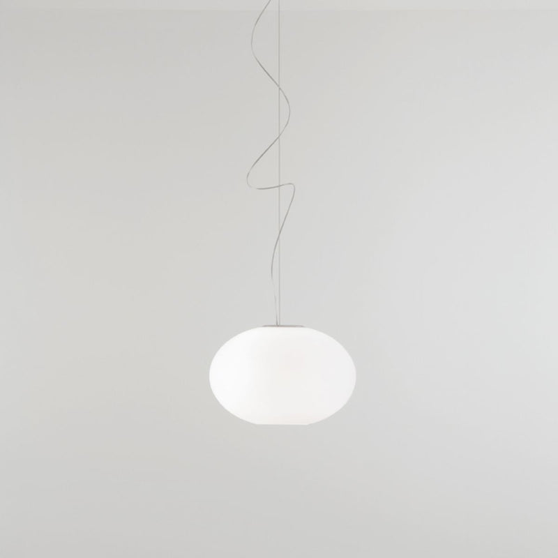 Prandina Zero S7 pendant lamp scandinavian opal white D 45cm, E27, LED