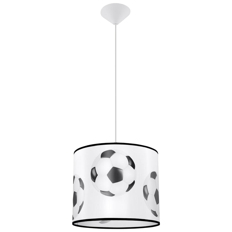 Pendant lamp Sollux Lighting Pika A 30 1 E27 PVC white