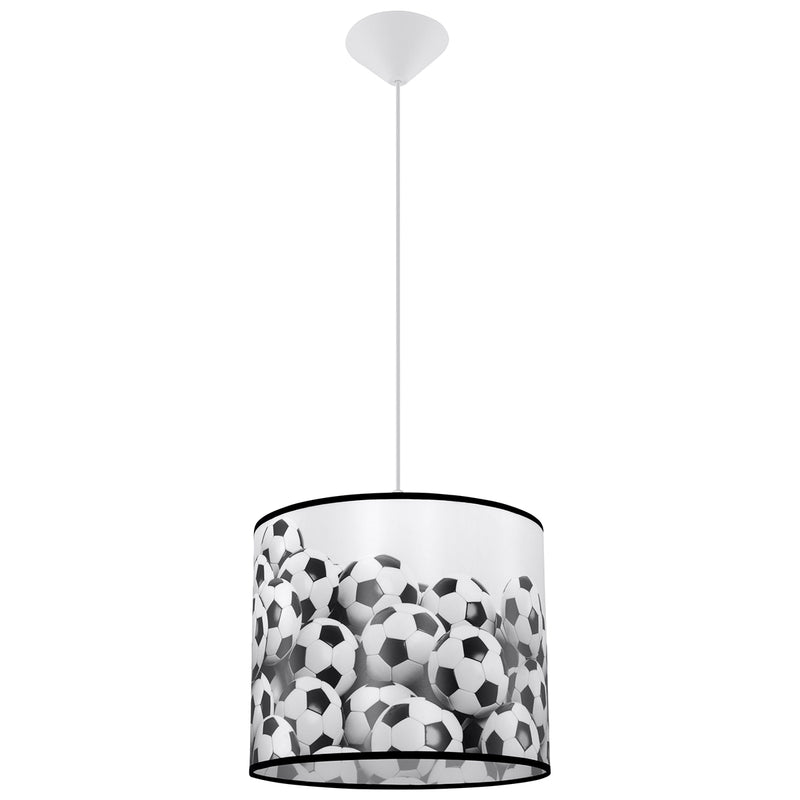 Pendant lamp Sollux Lighting Pika A 30 1 E27 PVC white