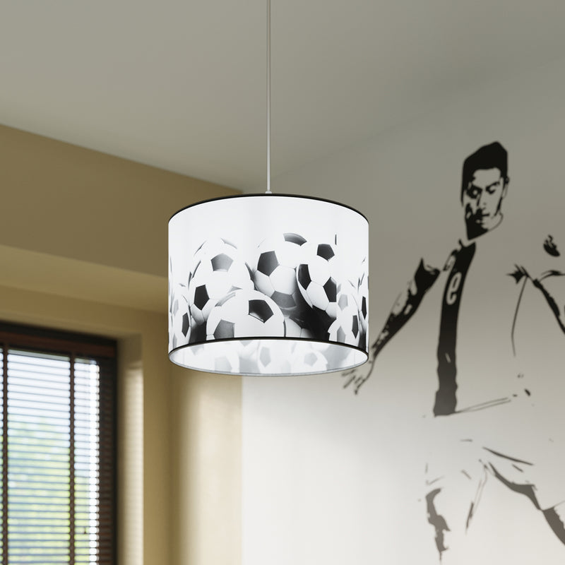 Pendant lamp Sollux Lighting Pika A 30 1 E27 PVC white