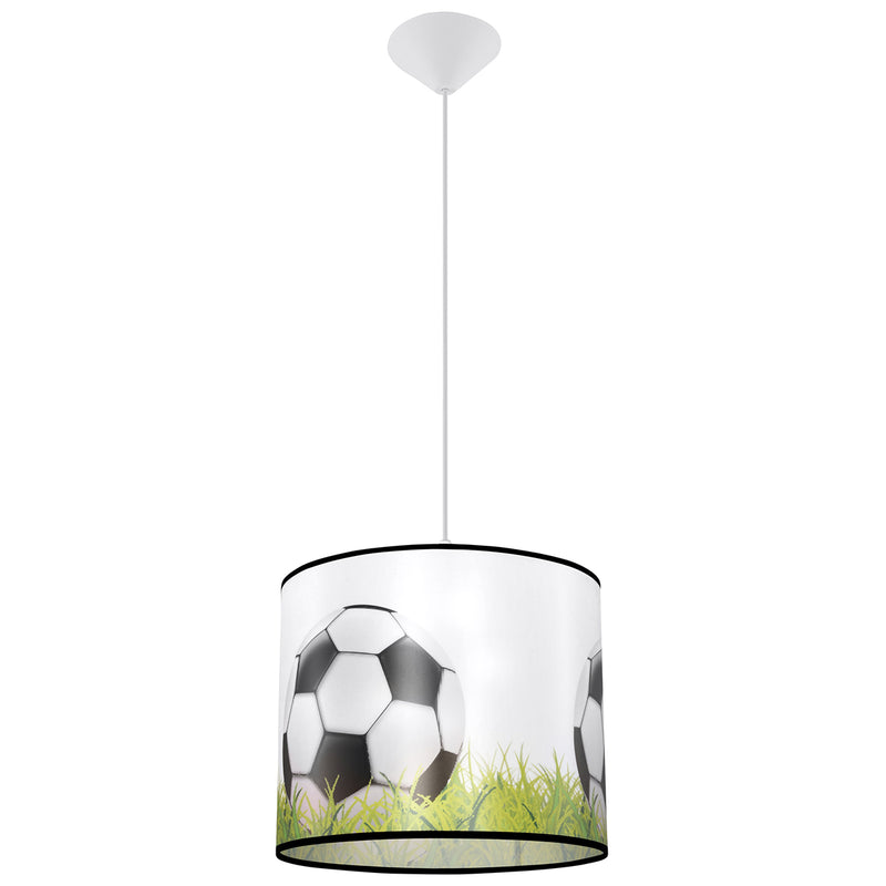 Pendant lamp Sollux Lighting Pika A 30 1 E27 PVC white