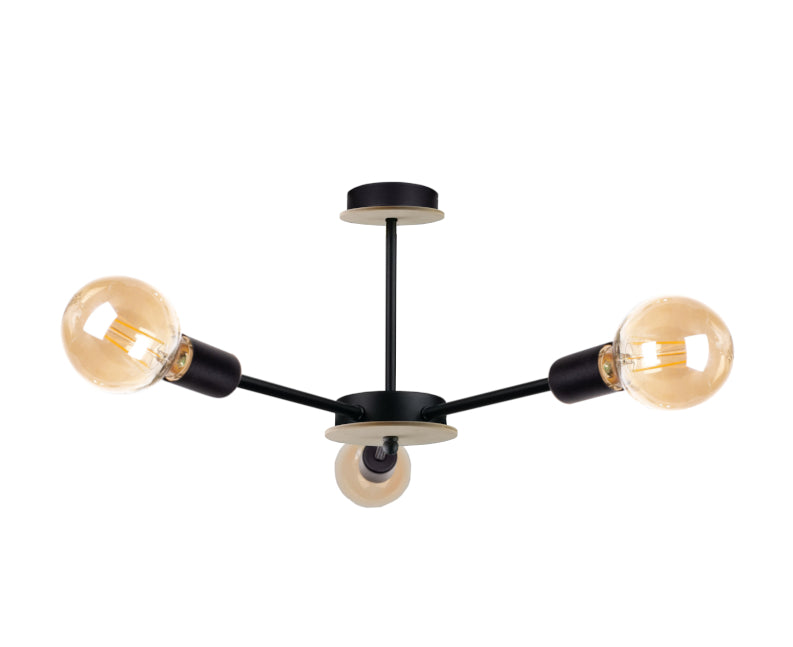Keter Lighting Sun 3L ceiling lamp E27 H 21.0cm