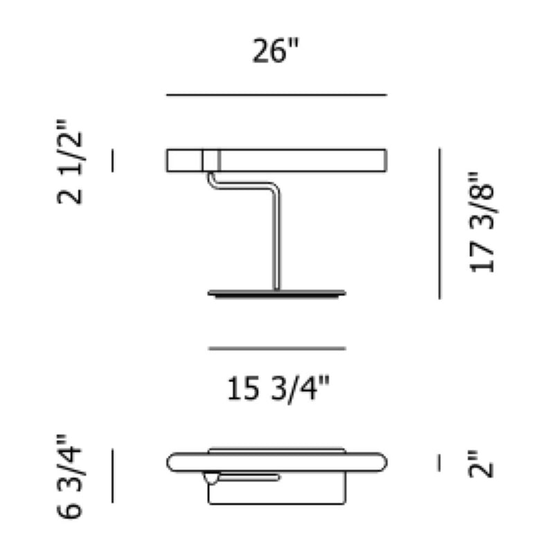 Lampada da tavolo da lettura Prandina TECA SUPERNATURAL T1 legno di frassino LED