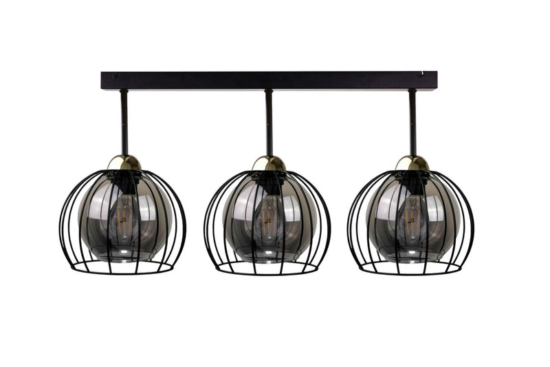 Keter Lighting Solo 3L monorail ceiling lamp E27 H 38.0cm