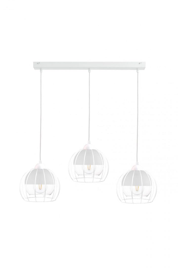 Keter Lighting Solo 3L linear suspension pendant lamp E27 H 120.0cm