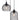 Ceiling pendant lamp Globo Lighting Anya metal brass E27 3L