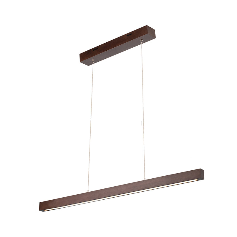 Smal Pendant Lamp 1xLED 24V Integrated 12W Walnut/Touch Dimmer