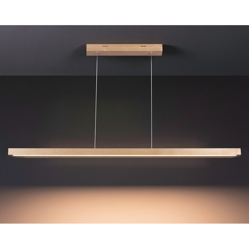 Smal Pendant Lamp 1xLED 24V Integrated 12W Oiled Oak/Touch Dimmer