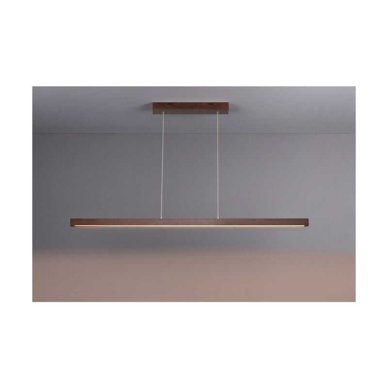 Smal Pendant Lamp 1xLED 24V Integrated 12W Oiled Oak/Touch Dimmer