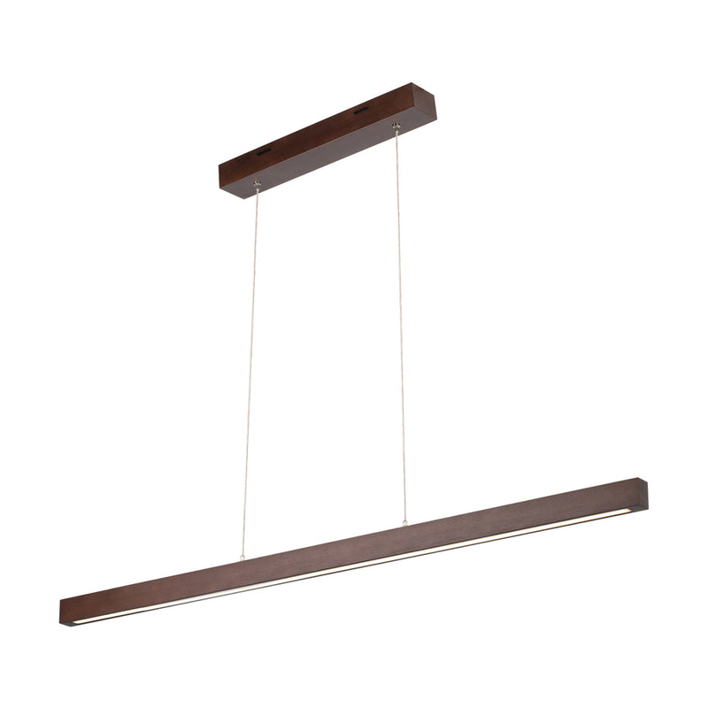 Smal Pendant Lamp 1xLED 24V Integrated 15W Walnut/Touch Dimmer