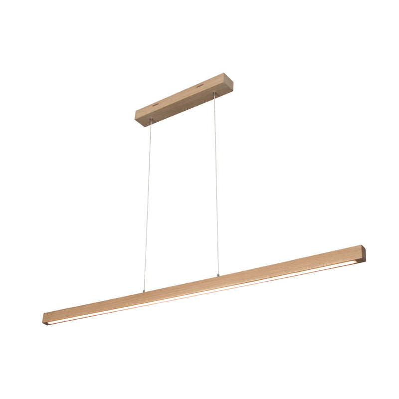 Smal Pendant Lamp 1xLED Integrated, 18W Oiled Oak/Touch Dimmer