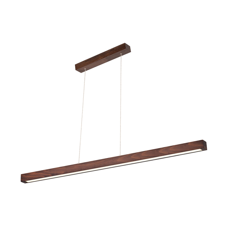 Smal Pendant Lamp 2xLED 24V Integrated 34.5W Walnut/Touch Dimmer