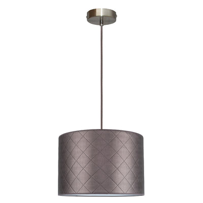 Mirabella Pendant Lamp 1xE27 Max.60W Satin/Dark Brown/Gray-Brown