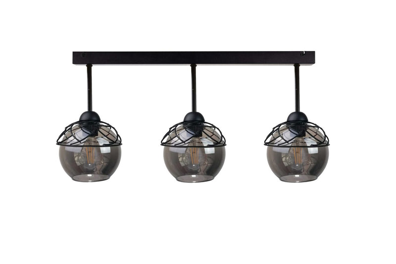 Keter Lighting Mera 3L monorail lighting E27 H 31.0cm