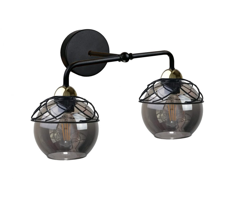 Keter Lighting Mera 2L wall sconces E27 H 25.0cm