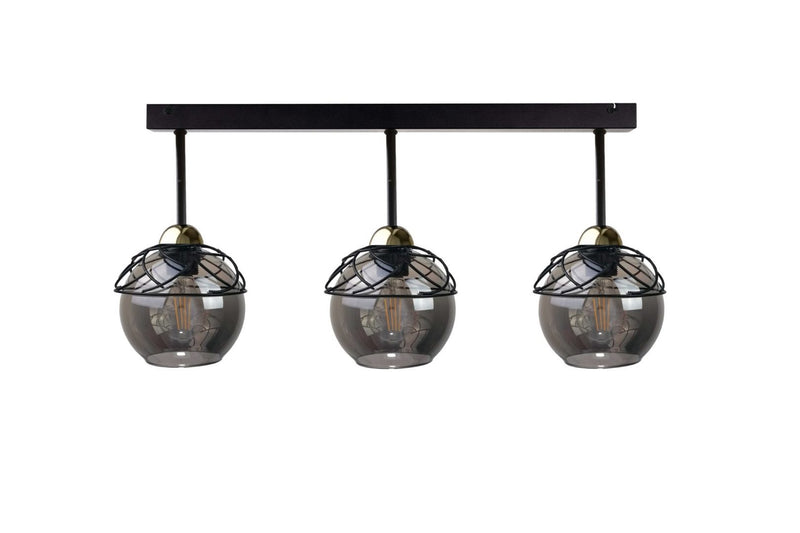 Keter Lighting Mera 3L monorail lighting E27 H 31.0cm