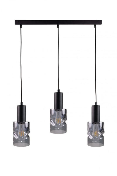 Keter Lighting Cross 3L linear suspension pendant lamp E27 H 120.0cm
