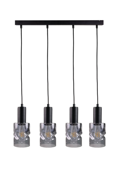 Keter Lighting Cross 4L linear suspension pendant lamp E27 H 120.0cm