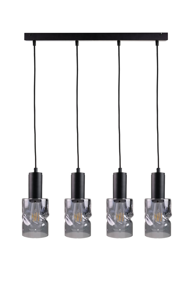 Keter Lighting Cross 4L linear suspension pendant lamp E27 H 120.0cm