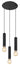 Ceiling pendant lamp Globo Lighting Marion metal black E27 3L