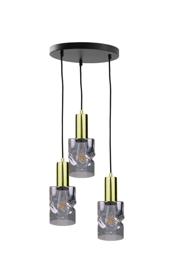 Keter Lighting Cross 3L pendant lamp E27 H 120.0cm