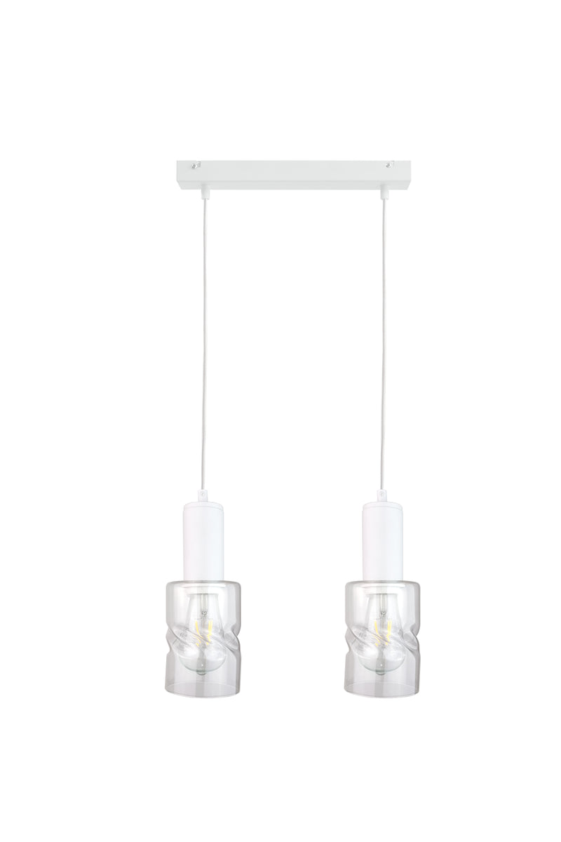 Keter Lighting Cross 2L linear suspension pendant lamp E27 H 120.0cm